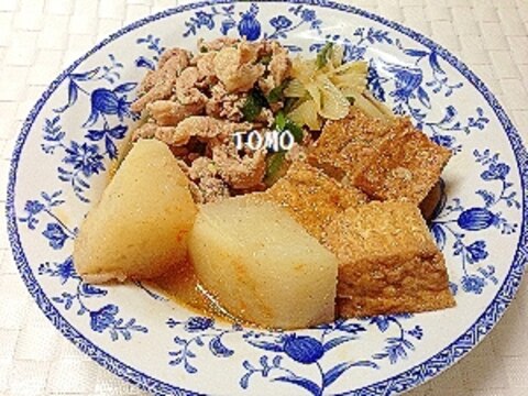 ボリューム満点！聖護院大根と豚肉の韓国風味噌煮